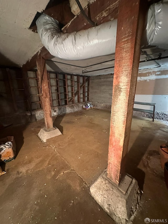 531-535 Frederick St, San Francisco, CA 94117 - view of unfinished below grade area