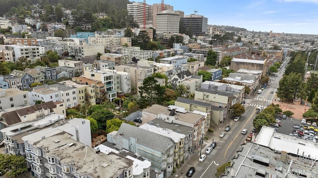 531-535 Frederick St, San Francisco, CA 94117 - aerial view of property and surrounding area with nearby urban area