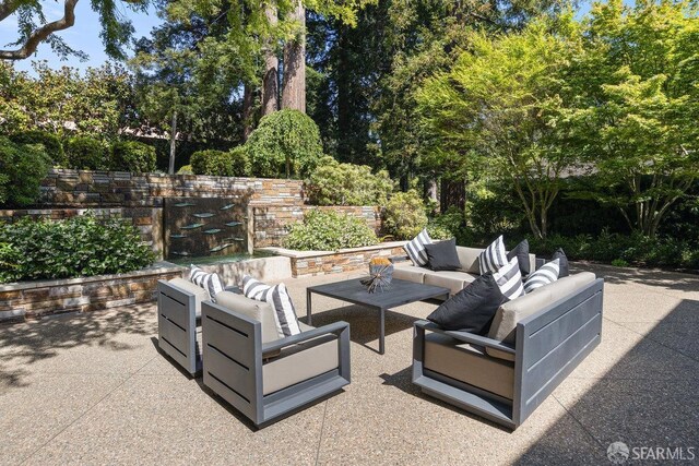 view of patio / terrace with outdoor lounge area