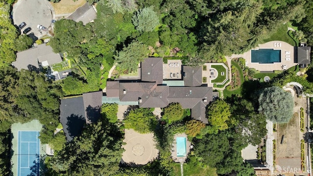 bird's eye view featuring a residential view