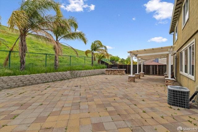 3642 Mallard Way, Antioch, CA 94509 - view of patio / terrace with central AC and a fenced backyard