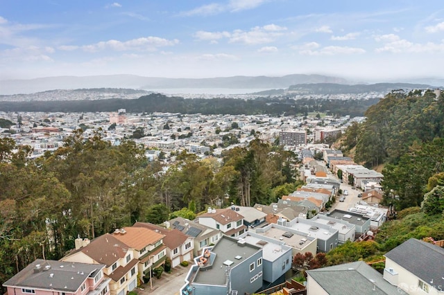 302 Warren Dr, San Francisco, CA 94131 - aerial perspective of suburban area featuring a mountainous background