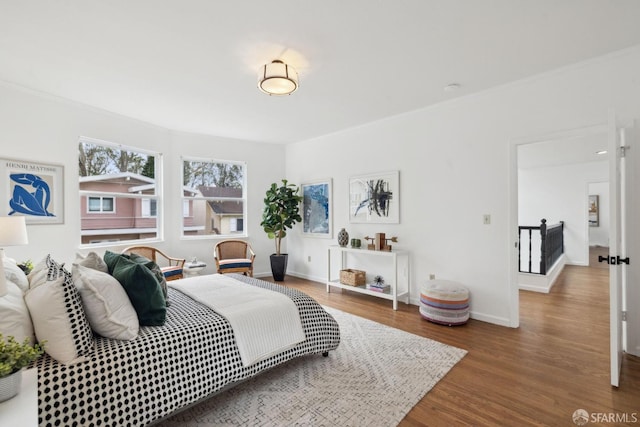 302 Warren Dr, San Francisco, CA 94131 - bedroom with wood finished floors and ornamental molding