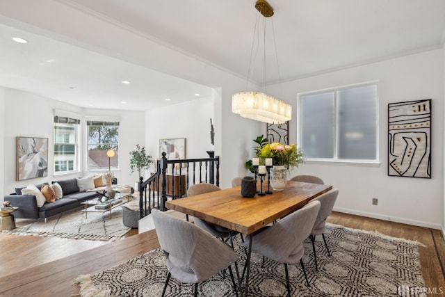 302 Warren Dr, San Francisco, CA 94131 - dining room with wood finished floors and recessed lighting