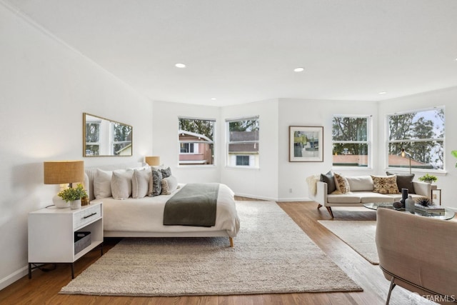 302 Warren Dr, San Francisco, CA 94131 - bedroom with wood finished floors and recessed lighting