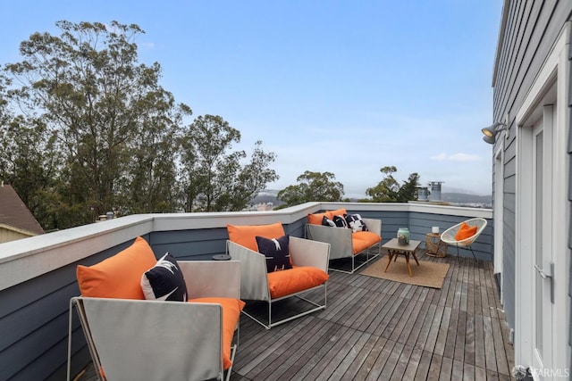 302 Warren Dr, San Francisco, CA 94131 - view of wooden terrace