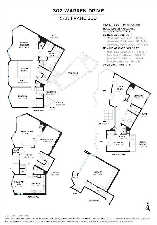 302 Warren Dr, San Francisco, CA 94131 - view of room layout