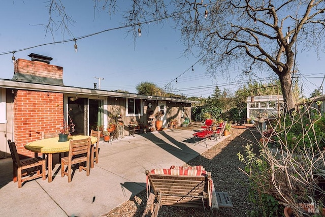 view of patio / terrace with outdoor dining space