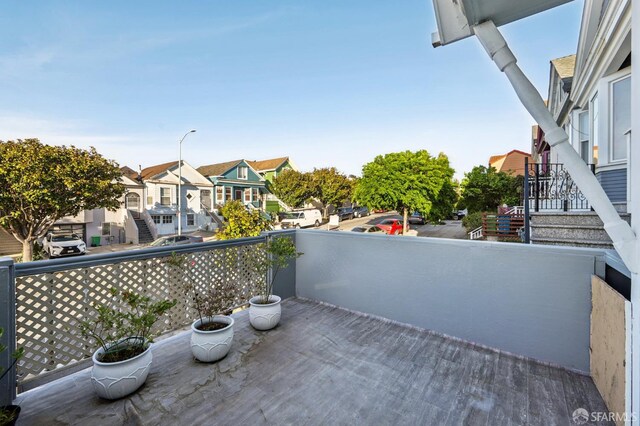 1527 Palou Ave, San Francisco, CA 94124 - balcony featuring a residential view