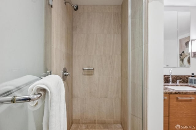 301 Mission St Unit 6J, San Francisco, CA 94105 - full bath with a stall shower and vanity