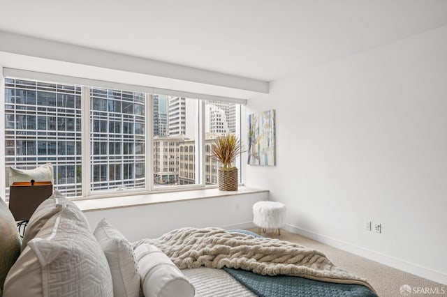 301 Mission St Unit 6J, San Francisco, CA 94105 - bedroom featuring carpet and baseboards