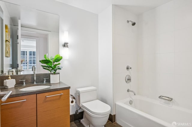 301 Mission St Unit 6J, San Francisco, CA 94105 - bathroom featuring vanity and tub / shower combination