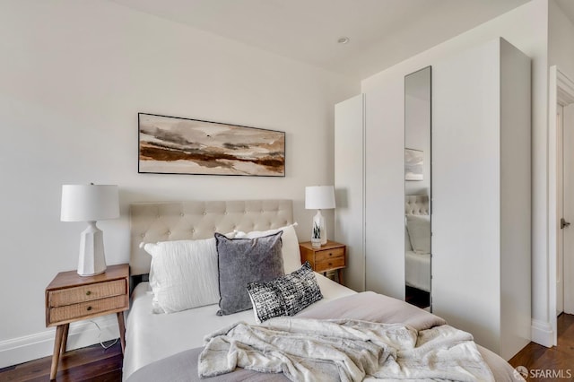 2486 Fulton St, San Francisco, CA 94118 - bedroom with wood finished floors and baseboards