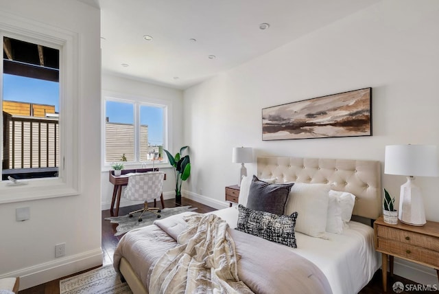 2486 Fulton St, San Francisco, CA 94118 - bedroom with baseboards and wood finished floors