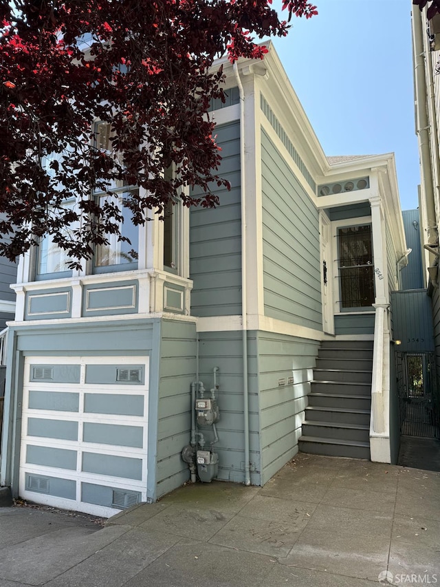 3543-3545 24th St, San Francisco, CA 94110 - view of side of home featuring a garage