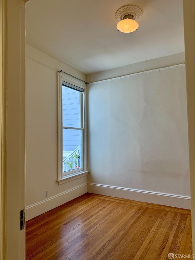 3543-3545 24th St, San Francisco, CA 94110 - unfurnished room featuring baseboards and wood finished floors