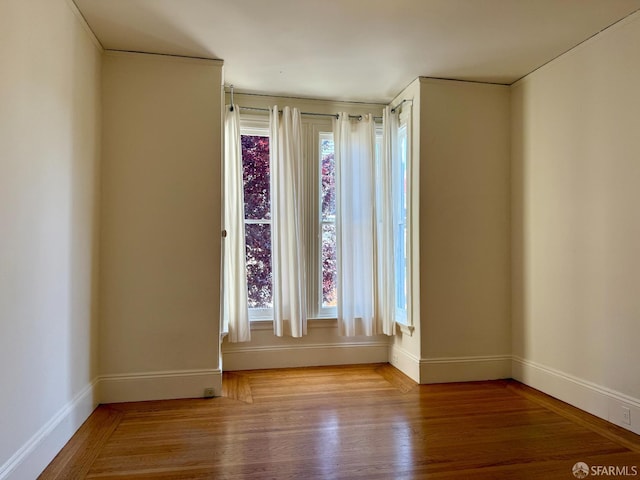 3543-3545 24th St, San Francisco, CA 94110 - spare room featuring wood finished floors and baseboards