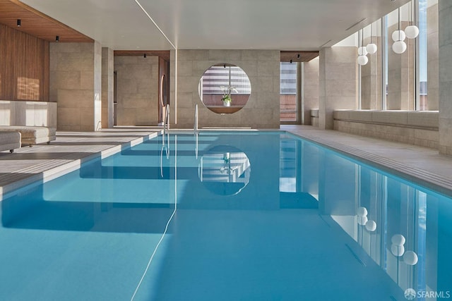 view of indoor pool