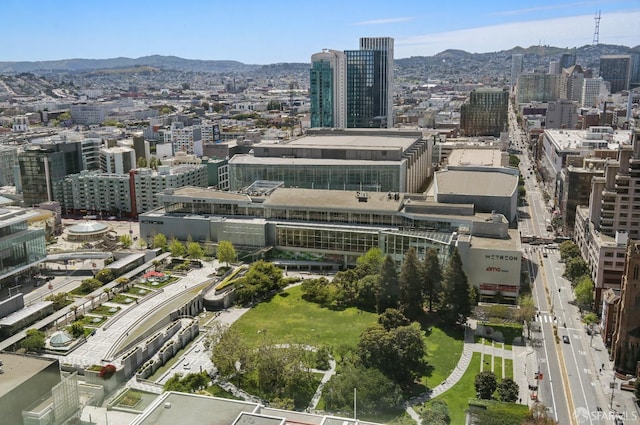 view of city with a mountain view