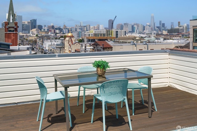 3310 19th St Unit 303, San Francisco, CA 94110 - deck featuring a view of skyline