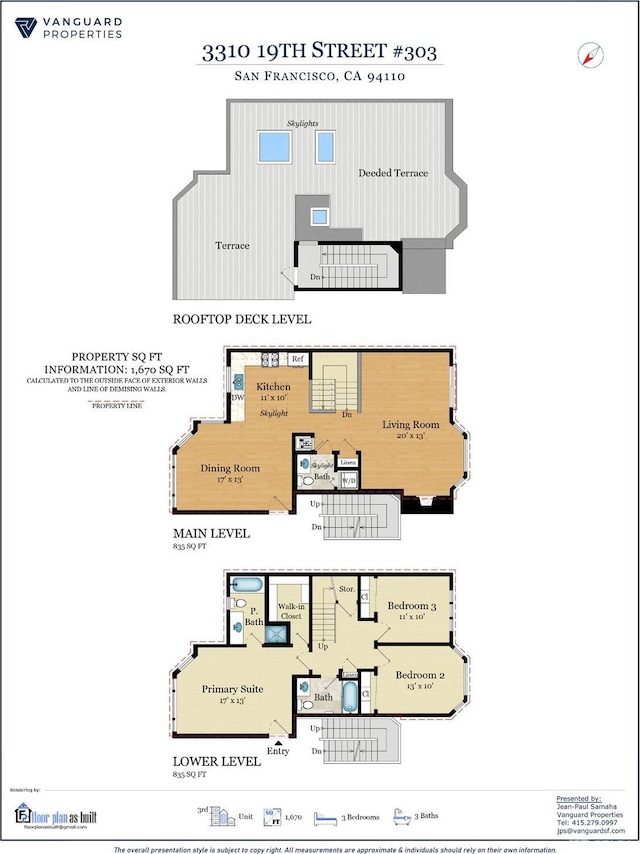 3310 19th St Unit 303, San Francisco, CA 94110 - floor plan / room layout