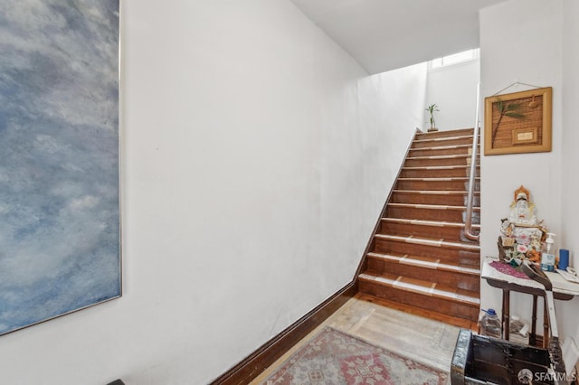 2065-2067 Turk Blvd, San Francisco, CA 94115 - stairway with wood finished floors and baseboards