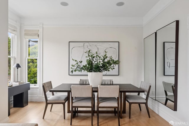 2531 Gough St, San Francisco, CA 94123 - dining area featuring light wood-style floors