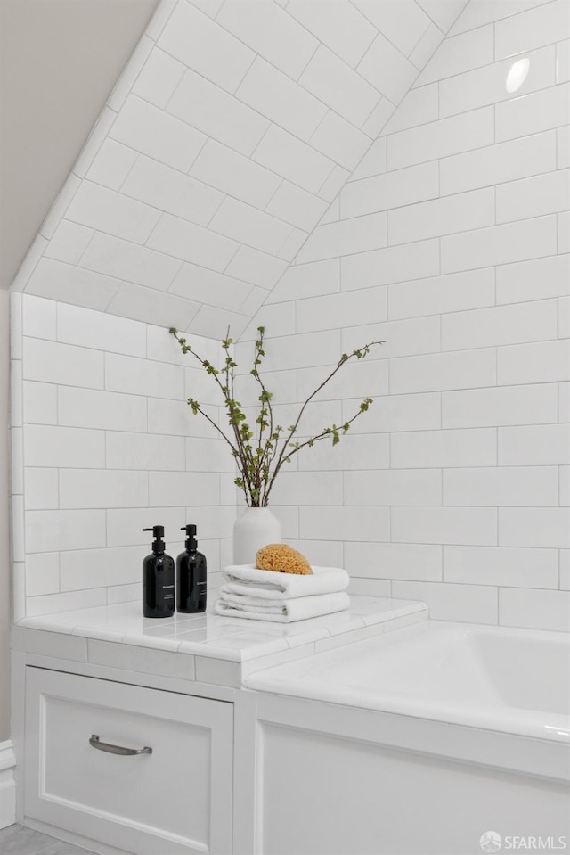 2531 Gough St, San Francisco, CA 94123 - bathroom view of a bath and backsplash