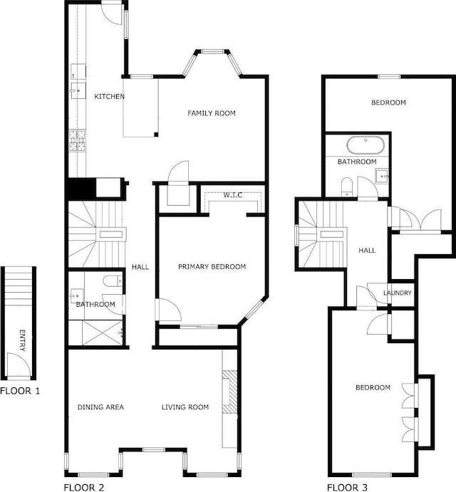 2531 Gough St, San Francisco, CA 94123 - view of floor plan / room layout