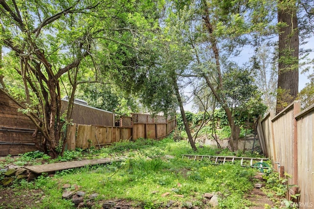 199 Edgewood Ave, San Francisco, CA 94117 - view of yard featuring a fenced backyard