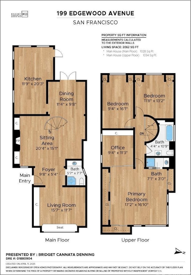 199 Edgewood Ave, San Francisco, CA 94117 - view of layout