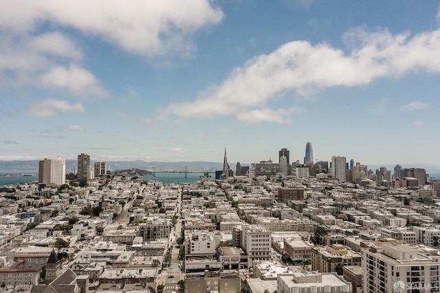 city view featuring a water view