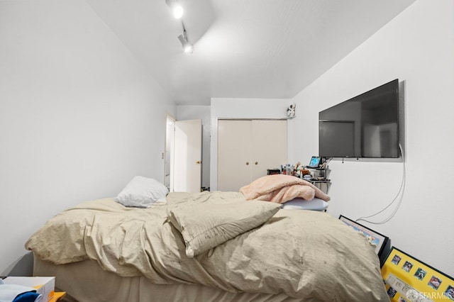 bedroom with a closet