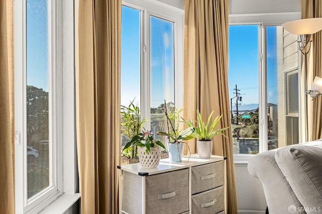 doorway to outside featuring a wealth of natural light