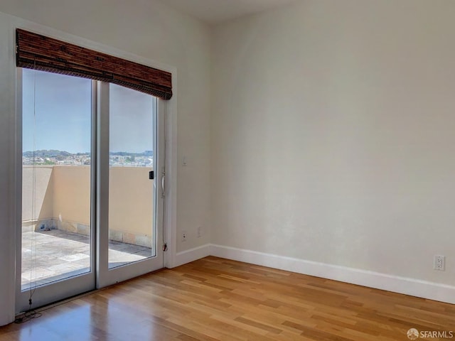 entryway featuring light wood-type flooring