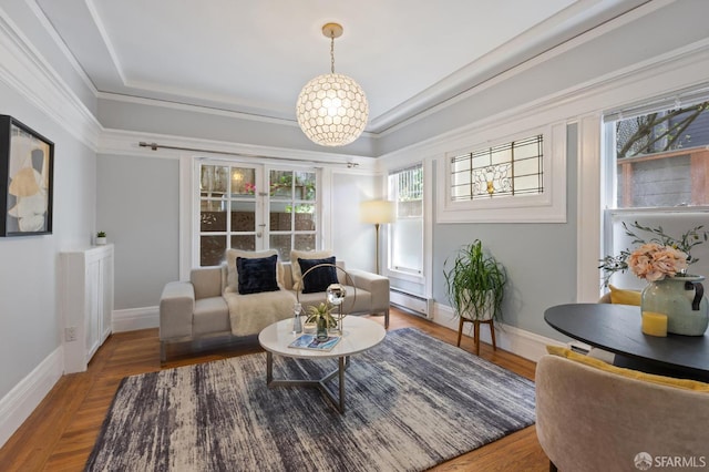 1250 Vallejo St Unit 8, San Francisco, CA 94109 - living room with a baseboard heating unit and wood finished floors