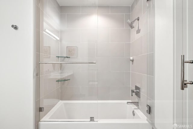 full bathroom with  shower combination