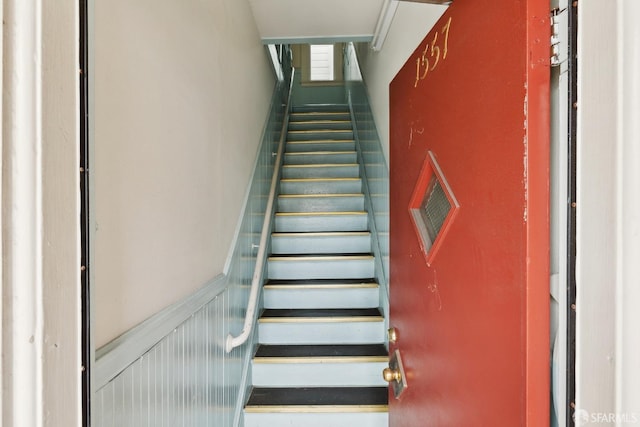 view of stairs