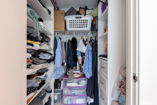 view of closet