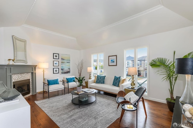 117 Meadowbrook Dr, San Francisco, CA 94132 - living room with dark wood-type flooring and a tiled fireplace