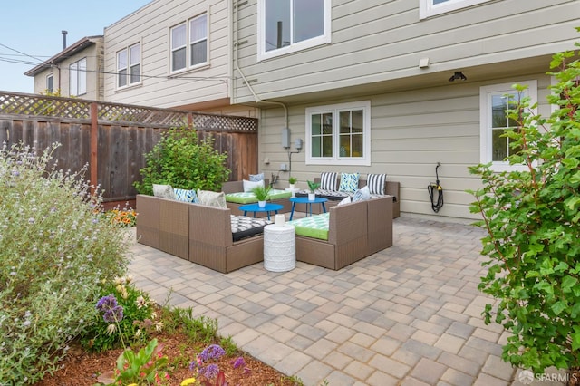 117 Meadowbrook Dr, San Francisco, CA 94132 - view of patio with an outdoor living space