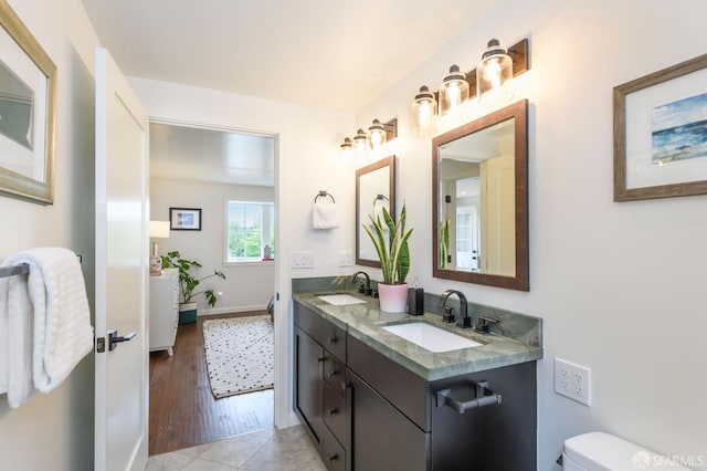 117 Meadowbrook Dr, San Francisco, CA 94132 - bathroom with double vanity and toilet