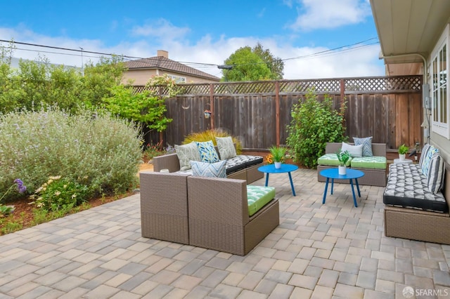 117 Meadowbrook Dr, San Francisco, CA 94132 - fenced backyard featuring an outdoor hangout area and a patio area