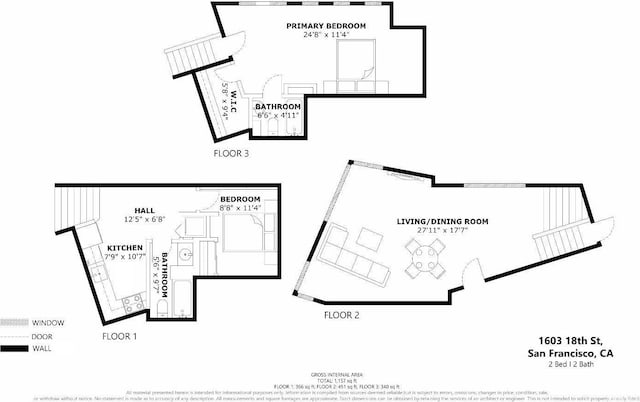1603 18th St, San Francisco, CA 94107 - view of home floor plan