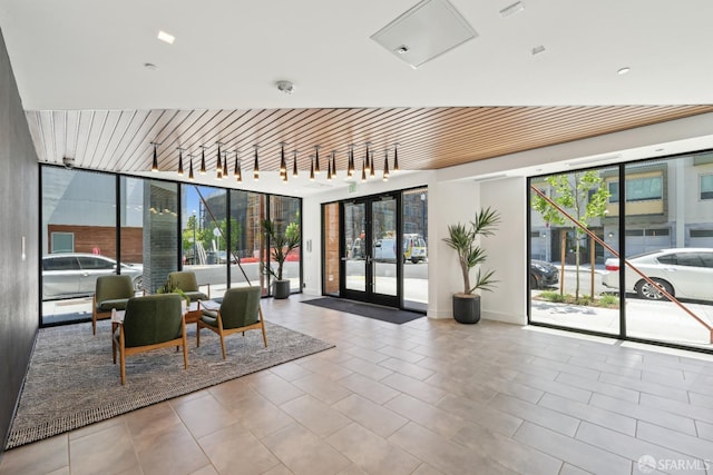 view of community lobby