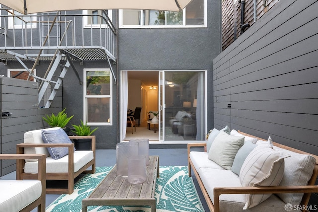2364 Pacific Ave Unit 3, San Francisco, CA 94115 - view of patio / terrace featuring an outdoor hangout area