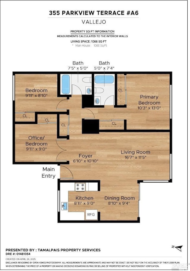 355 Parkview Ter Unit A6, Vallejo, CA 94589 - floor plan