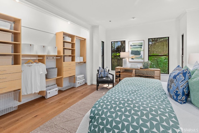 536 Wisconsin St, San Francisco, CA 94107 - bedroom featuring wood finished floors and ornamental molding