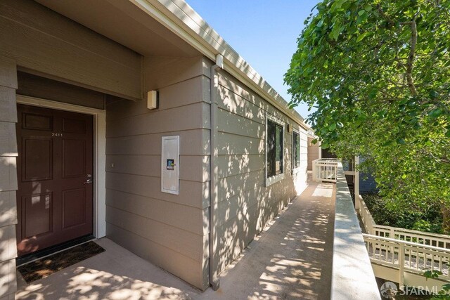 view of entrance to property