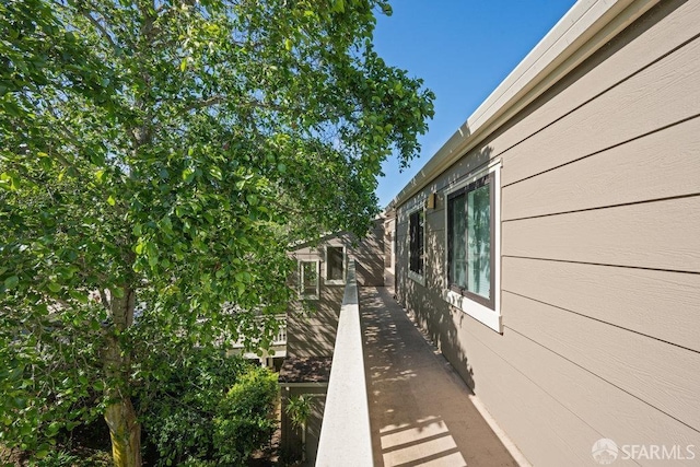 view of side of home